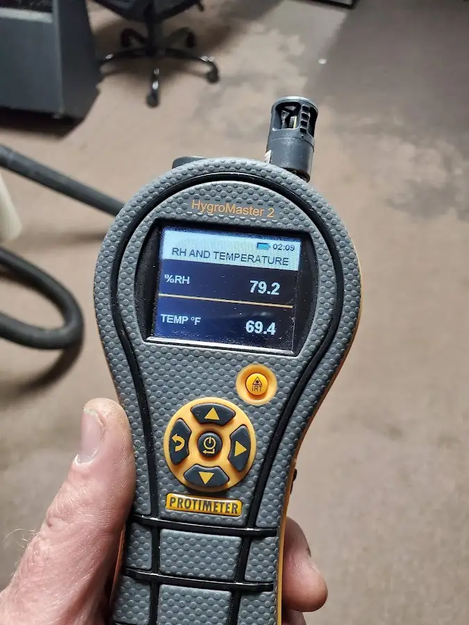 Moisture meter humidity assessment for Mold Remediation & Removal in Richmond Heights